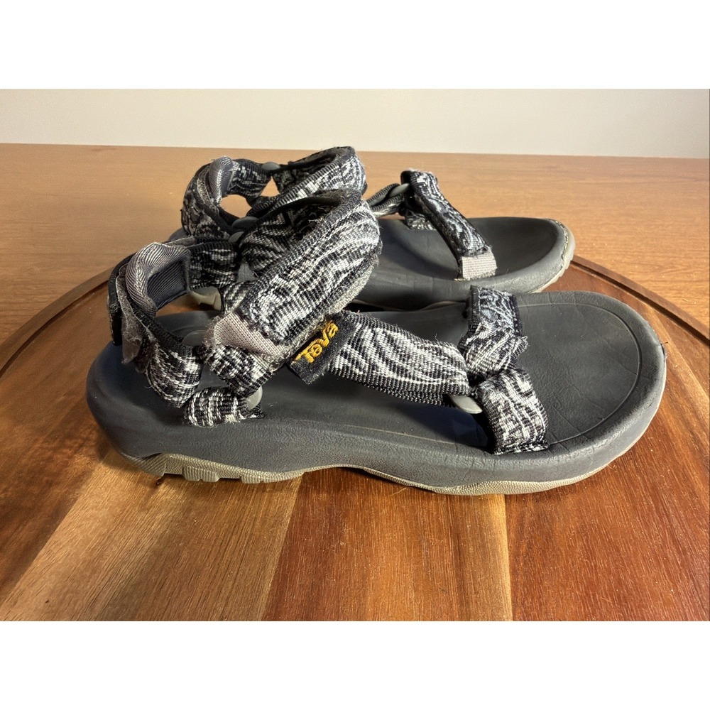 Teva Hurricane XLT 2 Kids Sandals Size 13 Waves Mood Indigo Black Hiking Strappy